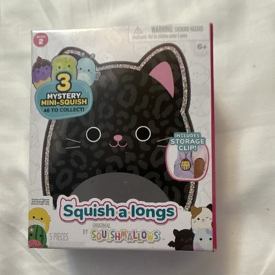 Squishmallows Squish-a-longs Mystery Mini-Squish S3 Cat (5pc) w/ Clip