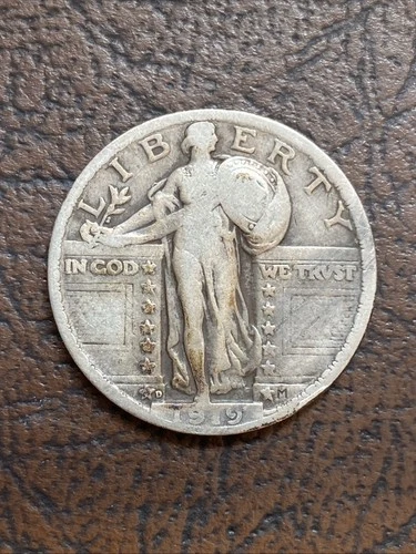 1919-D Standing Liberty Quarter 25c Coin
