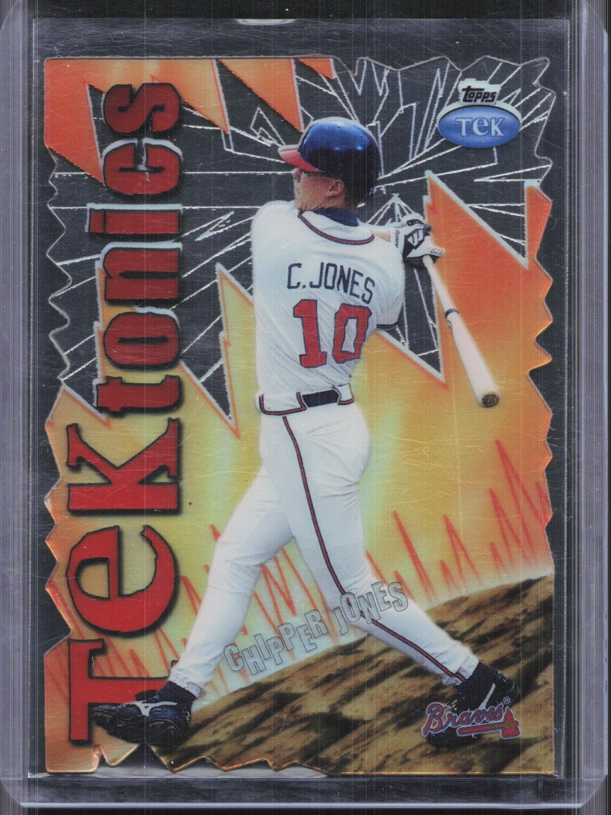2000 Topps Tek #TT6 Chipper Jones TEKtonics