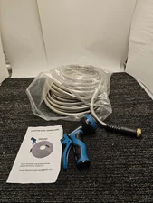 Stainless Steel Garden Hose 5/8", Kink-free + Puncture-proof