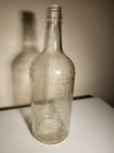 Vintage Lincoln Inn Rye Whiskey Quart Bottle Clear Glass — photo 3