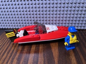 LEGO City: 4641 Speedboat 100% Complete with minifig
