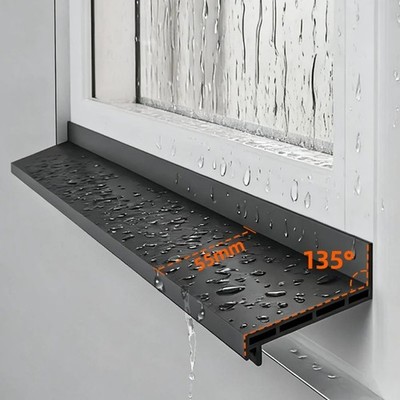 For Window Water Blocking Strip for Sliding and Casement Sash Rainproof Seal