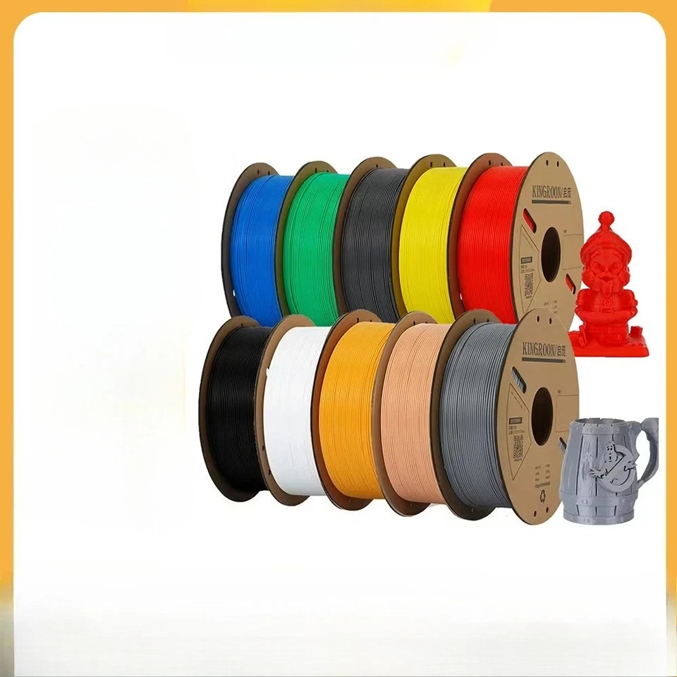 Filamento PLA 1,75 mm Filamento para impresora 3D 5/10 rollos Impresión 3D Material plástico Foto 2 de 4