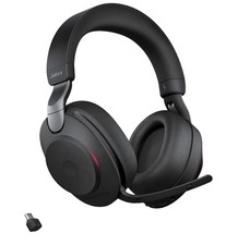 Jabra EVOLVE2 85 UC STEREO Wireless Headset BLACK USB-A w/ Link380 - Fast Ship
