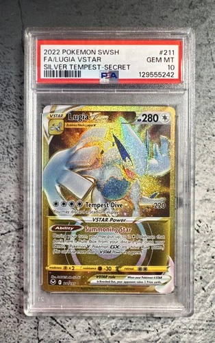 Lugia VSTAR (Secret) 211/195 Swsh12: Sword & Shield - Silver Tempest PSA 10