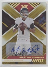 2022 Panini XR Gold Auto 3/5 Marcus Mariota #75 Auto 0q84