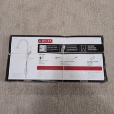 Delta 19962Z-SSSD-DST Kitchen Faucet with Soap Dispenser Stainless - Damaged Box