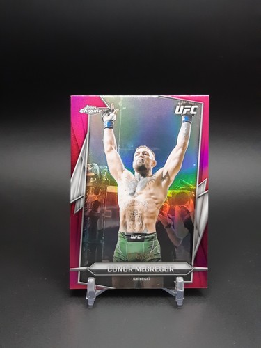 2026 Topps Chrome UFC #5 Conor Mcgregor Magenta Refractor /399