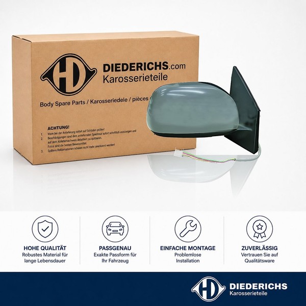 Aussenspiegel Links Diederichs 6687125 FÜR Toyota RÜCkspiegel Aussen-image