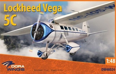 Dora Wings 48024 1/48 Lockheed Vega 5C plastic kit