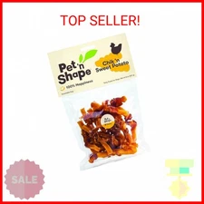 Pet 'n Shape Sweet Potato Chews Jerky Dog Treats - 8 Ounce