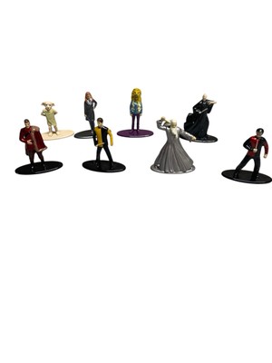 Harry Potter Metal Miniature Lot Jada Nano Metalfigs Die Cast 8 Figures