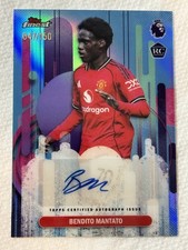 2025-26 Topps Finest Premier League Bendito Mantato Blue Refractor /150 Auto RC