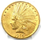 1916-S Indian Gold Eagle $10 San Francisco Coin - Certified PCGS MS61 (BU UNC)