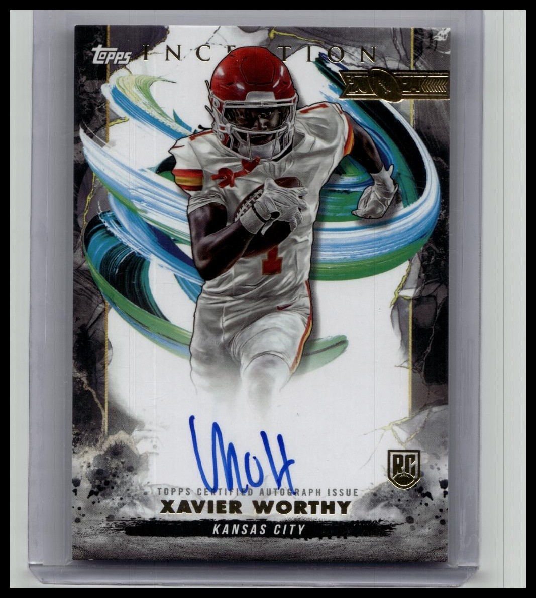 2024 Topps Inception #RA-XW Xavier Worthy Rookie Autographs