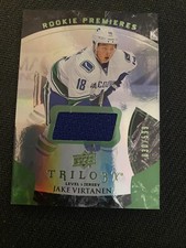 2015-16 Upper Deck Trilogy #131 Jake Virtanen Green Rainbow Foil #/599