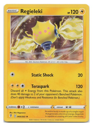 Regieleki 060/203 Holo Rare Evolving Skies Pokemon 2021