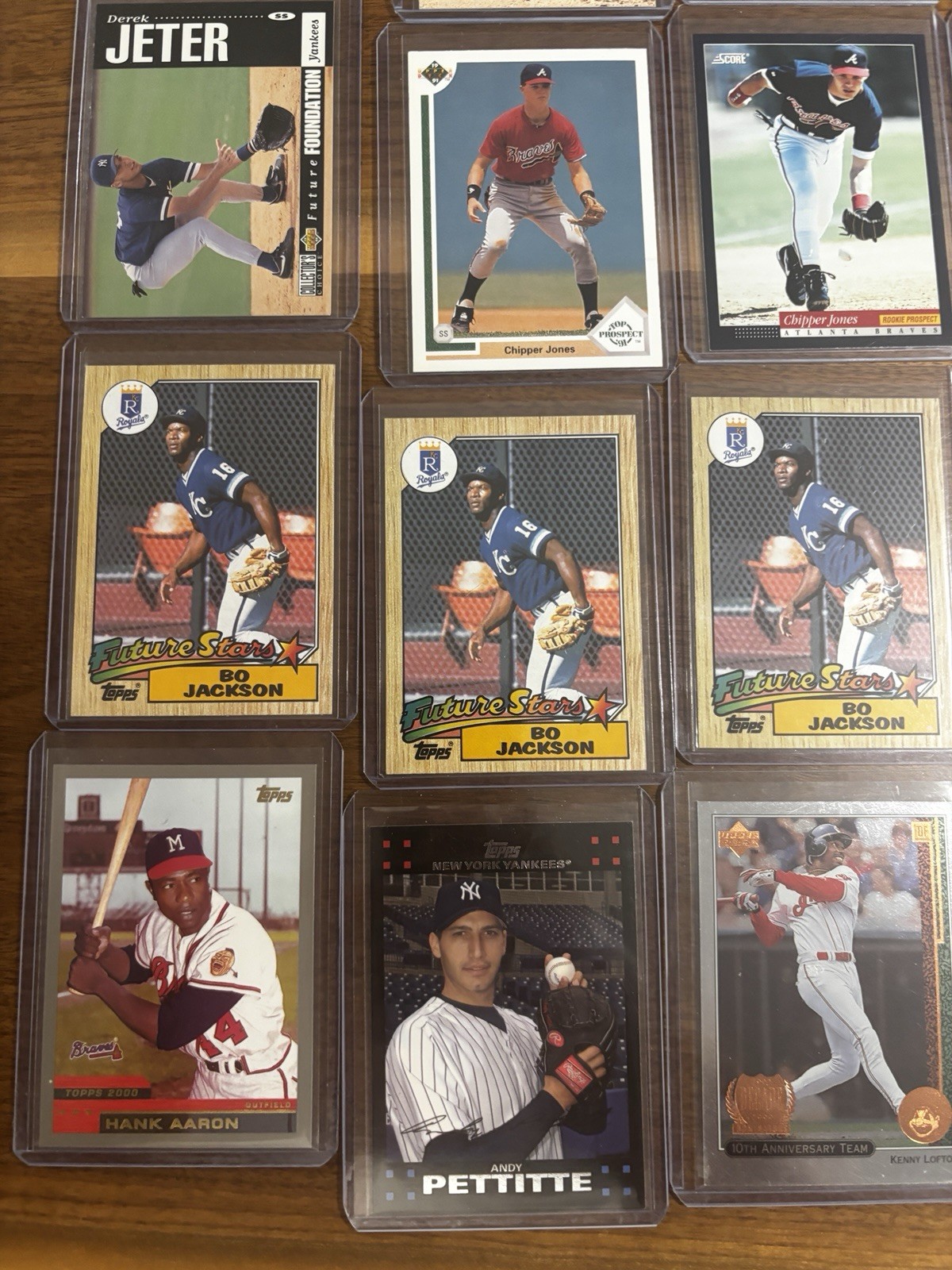 65 80’s/90’s Baseball Lot Of HOF/Rookies/Numbered/Relic/Auto/Patch GREAT VALUE!! view 12