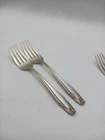 Wallace Stradivari Sterling Silver Salad Forks 6.25" 70 Grams Total For Set Of 2