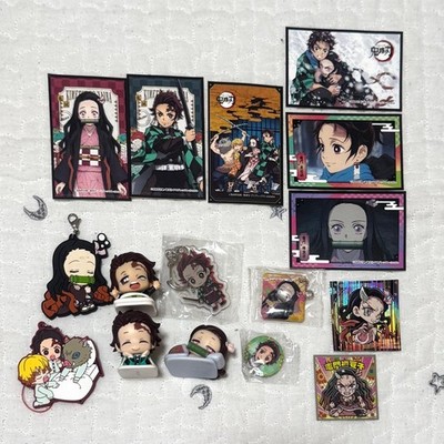 Kimetsu no Yaiba Onemu hellbraun Aufkleber Acryl Schlüsselanhänger Oblate 16 ...