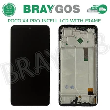 For XIAOMI POCO X4 PRO 5G 2201116PG Touch Screen Digitizer LCD Display + Frame