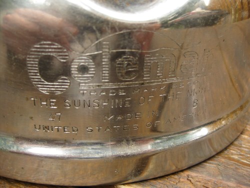 Working VTG. COLEMAN STOVE NICKEL PLATED MODEL 500 SPEEDMASTER STOVE B-47, 1947 - Picture 3 of 23