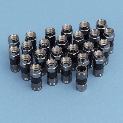 25 x PPC F-Kompressionsstecker EX 6-51/83 Kompressions Koax F Stecker 7mm Kabel