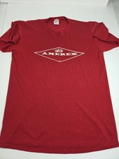 Vtg 80s AMEREX FIRE EXTINGUISHER LOGO T-SHIRT Jerzees USA Made Single Stitch