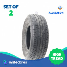 Set Of 2 Used 27570r16 Michelin Defender Ltx Ms 114h - 8.532 Set Of 2 Used 27570r16 Michelin Defender Ltx Ms 114h - 8.532