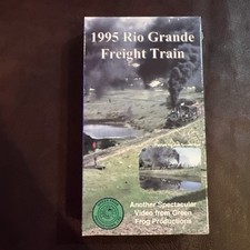 SEALED 1995 Rio Grande Freight Train produced by Green Frog Productions VHS