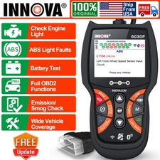 Innova 6030p Obd2 Code Reader Abscheck Engine Scanner Battery Test Diagnostic
