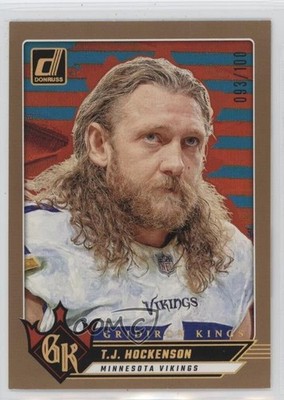 2024 Panini Donruss Gridiron Kings Studio Series 93/100 TJ Hockenson #14 0e9i