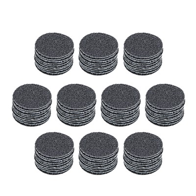 100 Pcs 1-Inch Hook and Loop Sanding Disc Wet / Dry Silicon Carbide 60 Grit