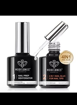 Modelones 4 in 1 Nail Glue / 2 pack