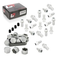 20X Radschrauben Set Mit Kappen Kugelbund M14X1,5X27 FüR VW NEW Beetle 5C 9C 1Y