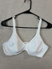 Bali Passion for Comfort Minimizer Bra Women  s 36C White Underwire 3385