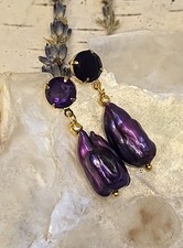 Natural Amethyst 4 Total Carats & Purple Baro...