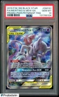 2019 Pokemon SM BSP Power Partnership Tins #SM191 FA Mewtwo & Mew GX PSA 10