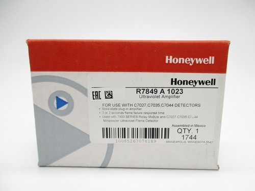Amplificateur à Flamme UV Honeywell R7849A1023 - Module PLC Processeur Pour Système De Contrôle De Brûleur