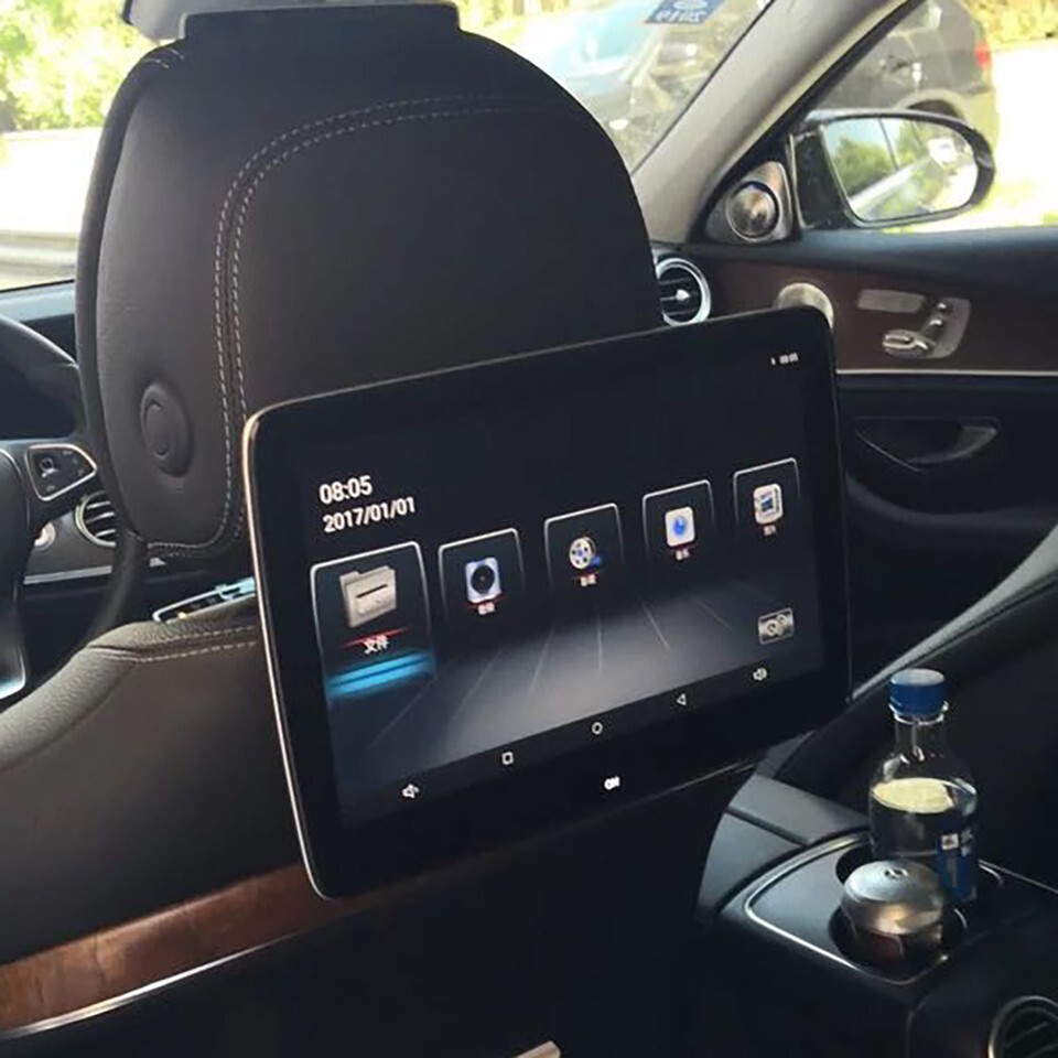 Android Car TV Headrest Monitor For Mercedes-Benz Rear Seat ...