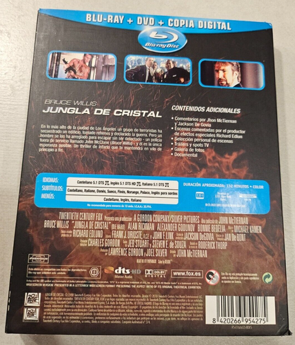 Jungla de Cristal (Combo Blu-ray + DVD) Blu-ray (1 Diciembre 2010 descatalogado) - Imagen 5 de 9