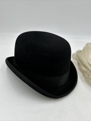 1950’s? Beaver Hats Major made in USA The hat Lady Wash. 100% Fur 6 3/4 Custom - Picture 2 of 10
