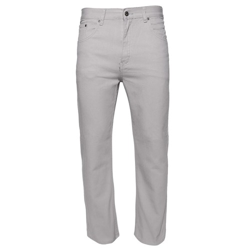 Pantaloni jeans denim da uomo premium cotone gamba dritta stile regolare CA999 - Foto 9 di 50