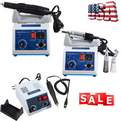 Dental Lab Marathon Electric Micromotor /35K RPM Polishing Handpiece /Kit Dr