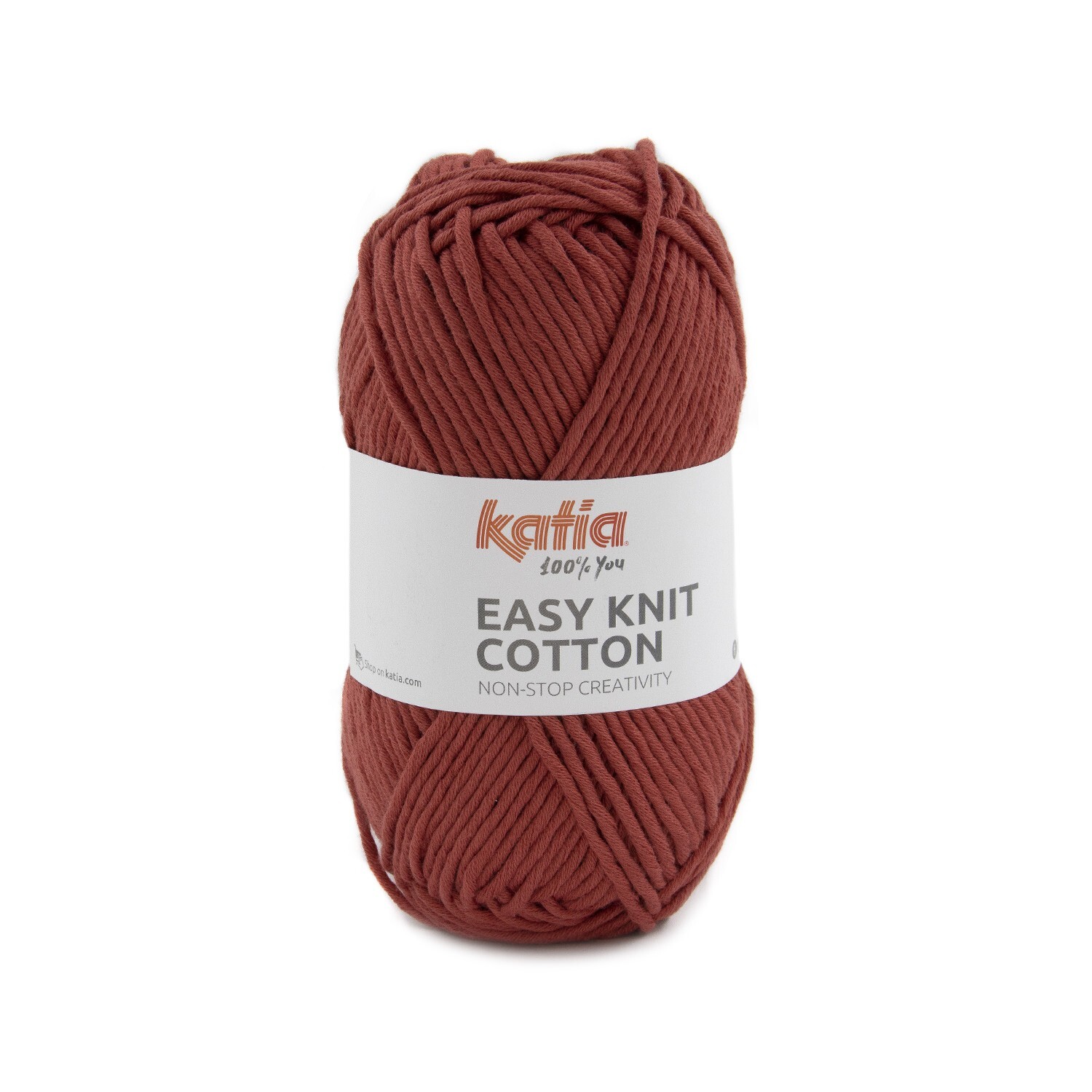 Easy Knit Cotton by Katia - Rojizo (4) - 100 g / approx. 100 m Yarn