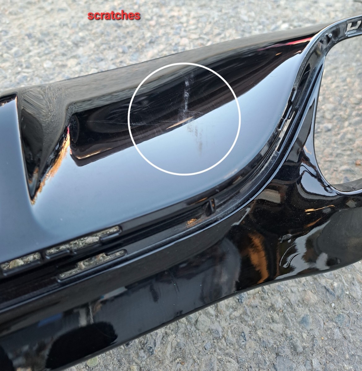 2017-2019 MERCEDES W213 E63 AMG REAR LOWER BUMPER COVER VALANCE  