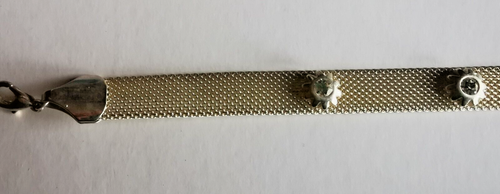 BRACCIALE CON STRASS - MICROFUSIONE DI QUALITA' IN ARGENTO - Bild 2 von 4