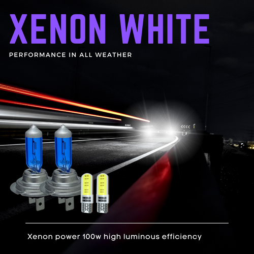 2x H7 Xenon Headlight Bulbs Bright White Halogen Hid Headlamp 501 Led Side Light - Picture 15 of 18
