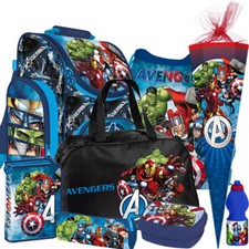 Avengers Marvel Hulk Schulranzen Tornister Ranzen Rucksack Set mit Schultüte